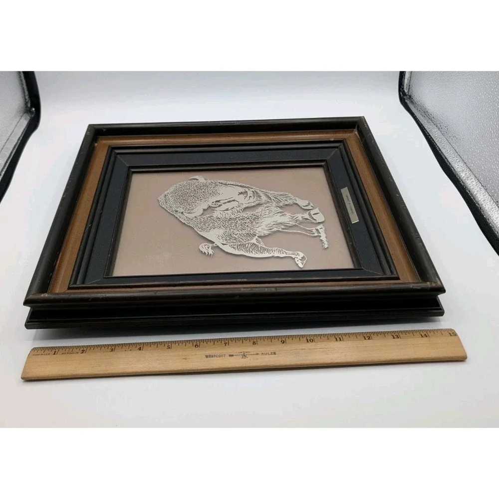 1978‎ University of Colorado Buffalo Sterling Silver SilverScene Framed Wall Art